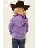 Cowgirl Hardware Infant Girls' Wild & Free Zip-Front Hoodie , Purple, hi-res