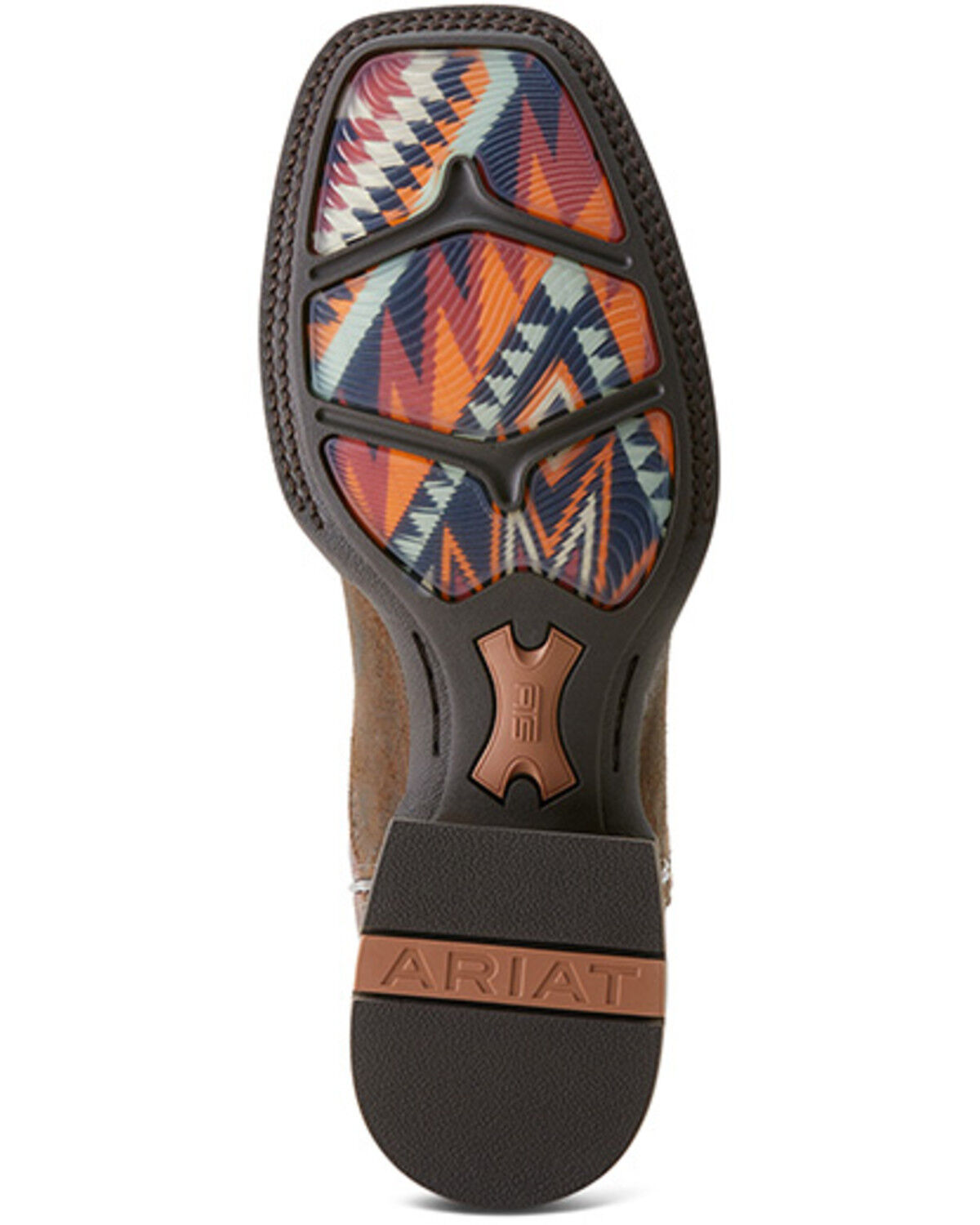 Image #5 - Ariat Men's Oakwood Western Boots - Broad Square Toe, Grey, hi-res