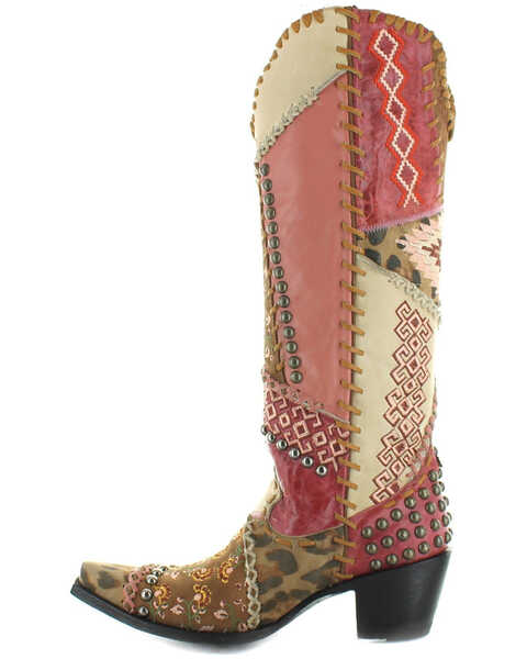 Image #3 - Old Gringo Women's Blow Out Western Boots - Snip Toe, Multi, hi-res