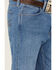 Image #2 - Blue Ranchwear Men's Bronc Rider Light Medium Wash Rigid Regular Straight Jeans, Light Medium Wash, hi-res