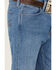 Image #2 - Blue Ranchwear Men's Bronc Rider Light Medium Wash Rigid Regular Straight Jeans , Light Medium Wash, hi-res