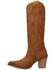 Image #3 - Dingo Women's Evita Suede Tall Western Boots - Snip Toe, Camel, hi-res