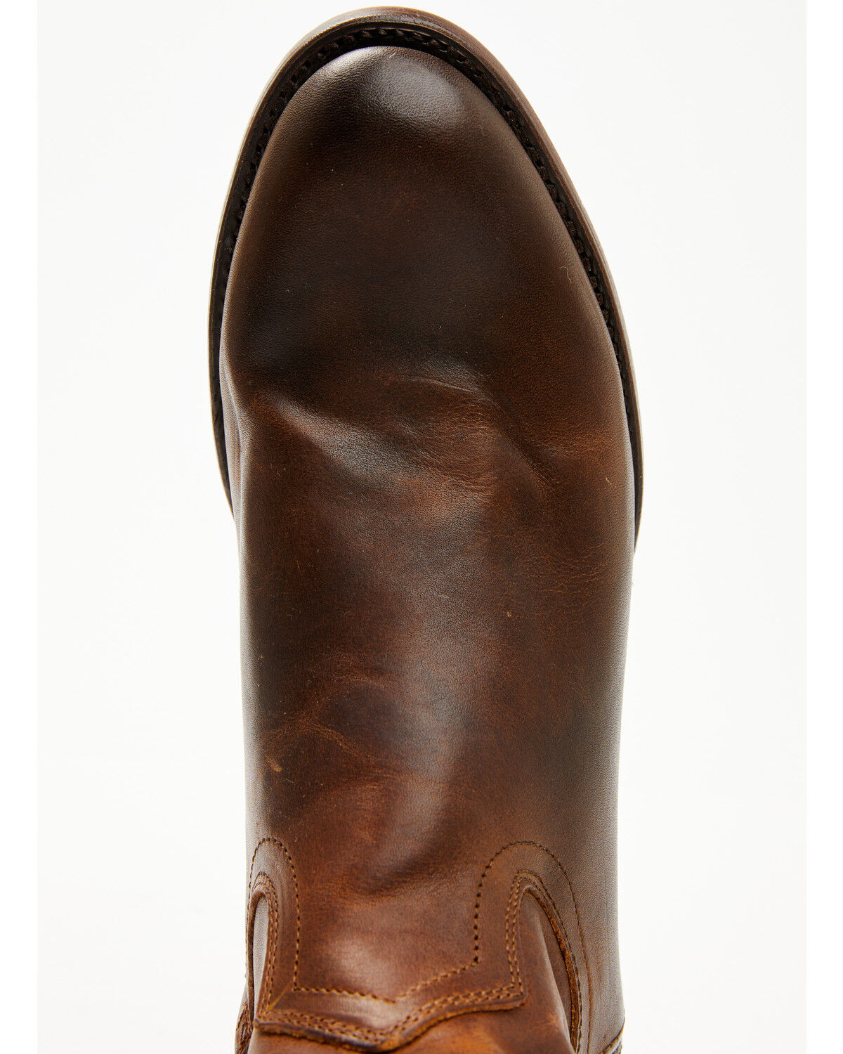 Image #6 - Moonshine Spirit Men's Pancho 8" Zipper Western Boot - Round Toe, Brown, hi-res