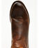 Image #6 - Moonshine Spirit Men's Pancho 8" Zipper Western Boot - Round Toe, Brown, hi-res