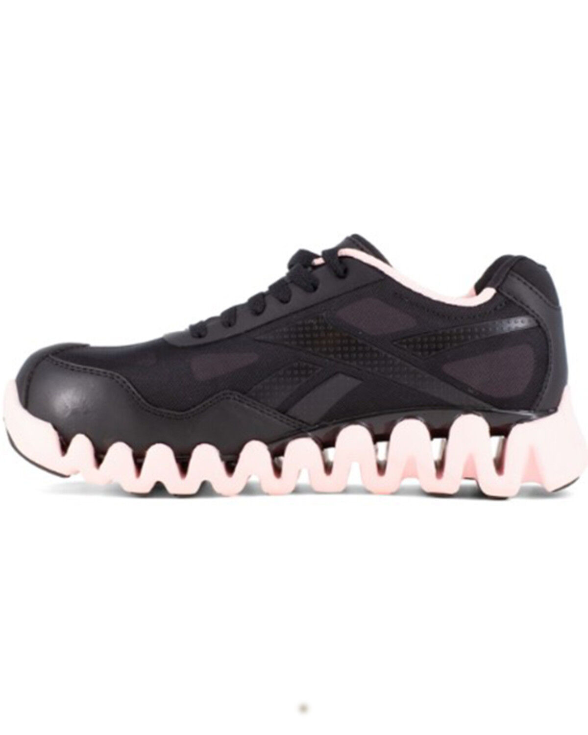 Image #3 - Reebok Women's Zug Pulse Metal Free Lace-Up Work Sneaker - Composite Toe, Pink/black, hi-res