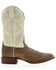Image #2 - Botas Caborca For Liberty Black Women's Embroidered Leaf Western Boot - Broad Square Toe, Natural, hi-res
