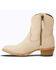 Image #3 - Lane Women's Plain Jane Booties - Round Toe, Cream, hi-res