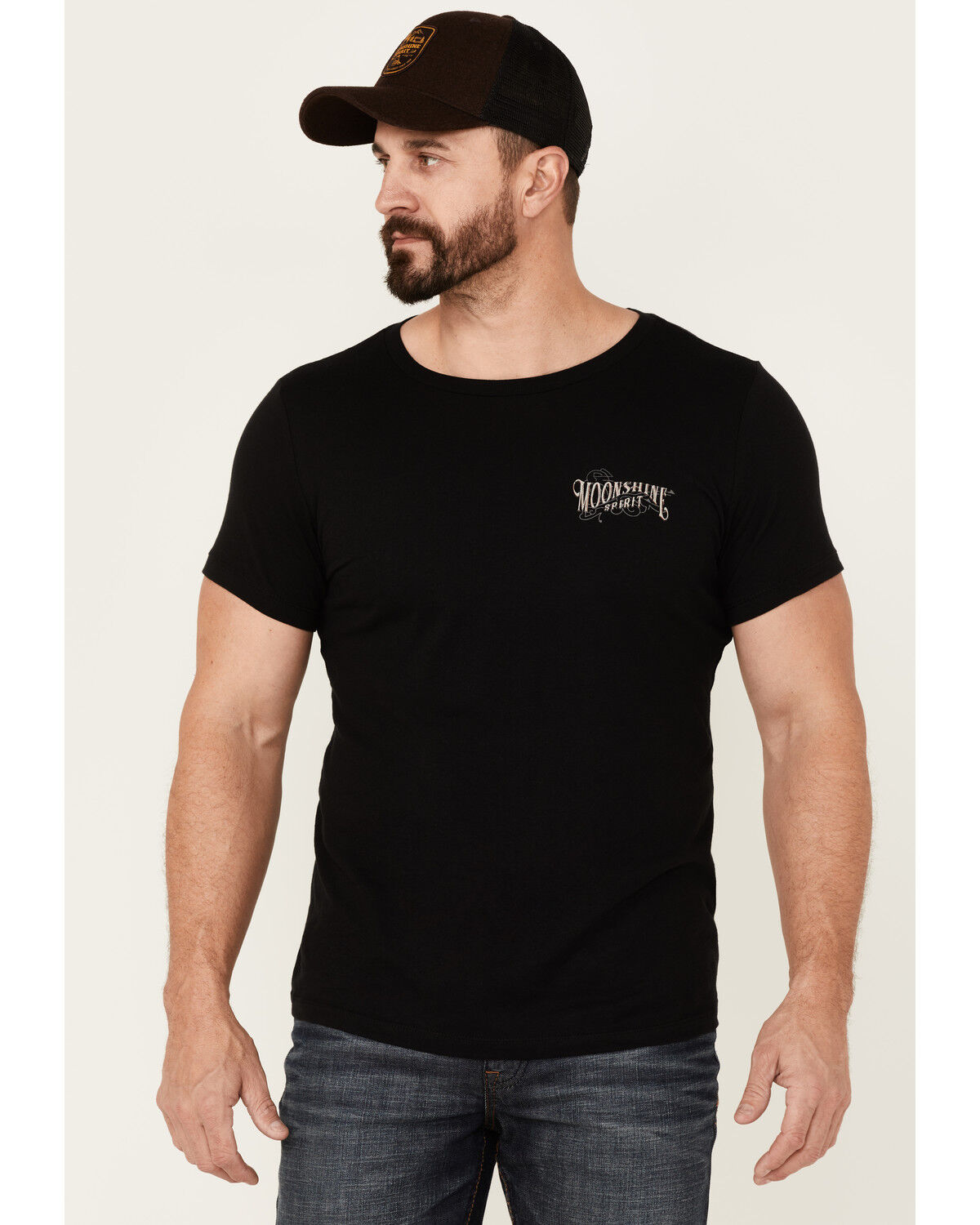 Image #1 - Moonshine Spirit Men's Acoustic Guitar Flag Graphic Short Sleeve T-Shirt, , hi-res