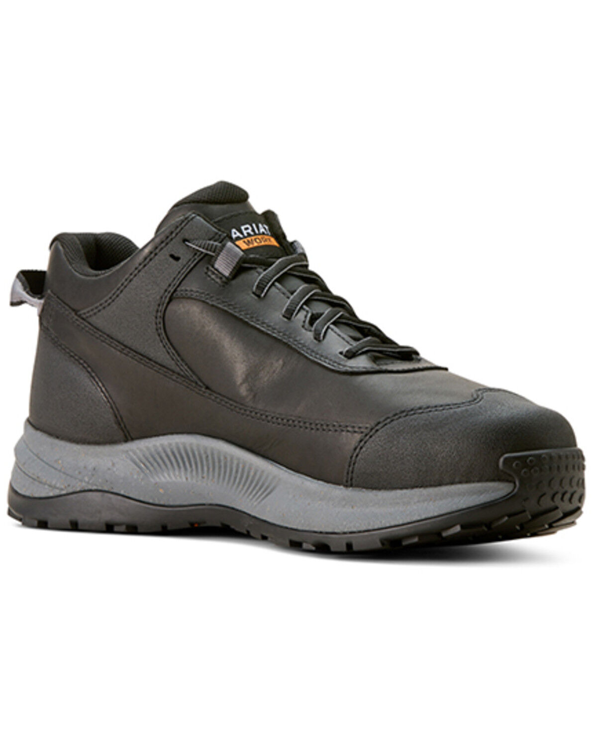 Image #1 - Ariat Men's Outpace Shift Waterproof Work Shoes - Composite Toe, Black, hi-res