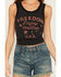 Image #3 - Blue Life Women's Freedom Tank, Black, hi-res