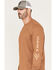 Image #2 - Hawx Men's Flag Logo Graphic Work T-Shirt, , hi-res