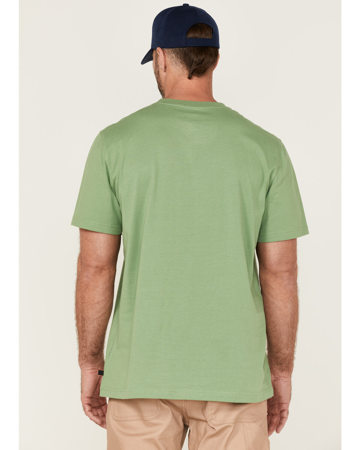 Image #4 - Hawx Men's Loden Logo Flag Graphic Work T-Shirt, Loden, hi-res