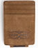 Image #2 - Cody James Men's Croc Embossed Money Clip Leather Wallet , Brown, hi-res