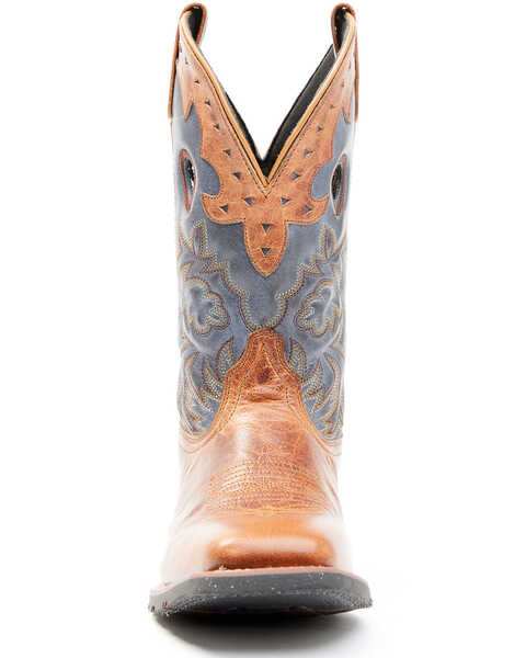 Image #4 - Laredo Men's Top Western Boots - Broad Square Toe, Tan, hi-res