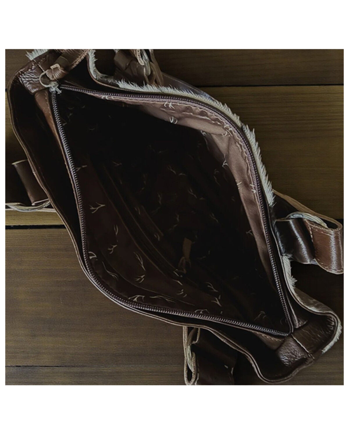Image #4 - Ranch Junkie Women's Highlands Genuine Cowhide Tote Handbag, Multi, hi-res