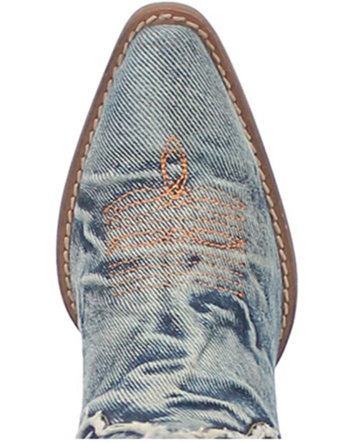 Image #6 - Dingo Women's Y'all Need Dolly Western Boots - Snip Toe, Blue, hi-res