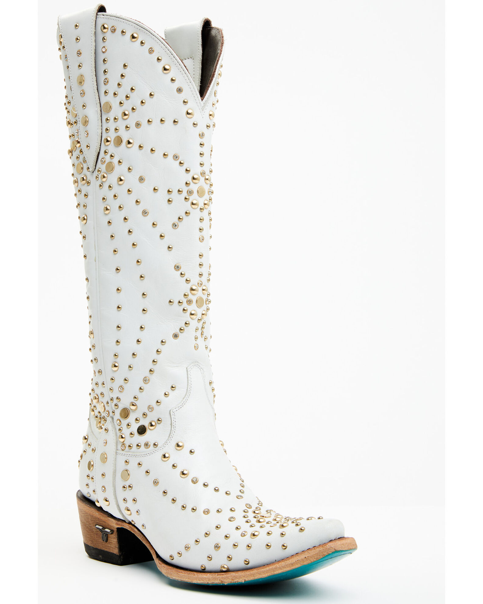 Boot Barn X Lane Women s Exclusive Sparks Fly Satin Pearl Western Bridal Boots Snip Toe Country Outfitter