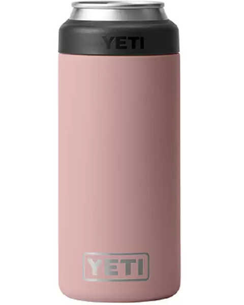 Yeti Sandstone Pink 12 oz. Rambler Colster Slim Can Insulator , Pink, hi-res