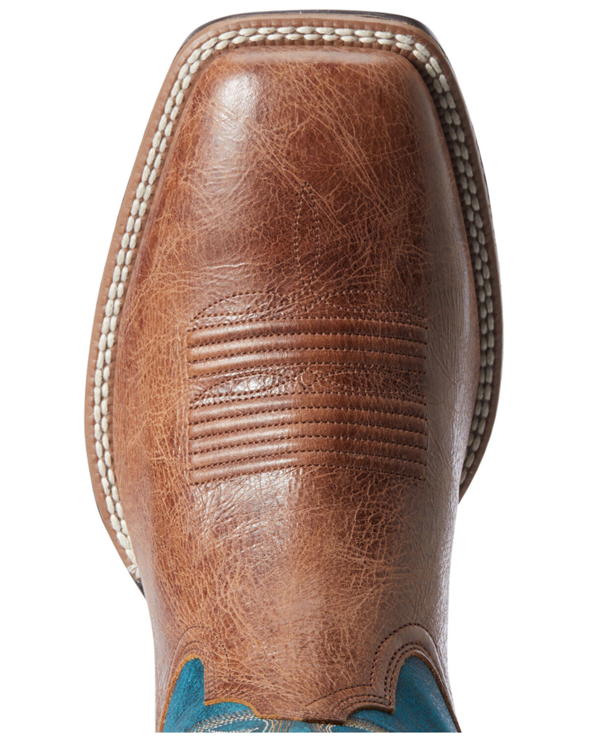 Image #4 - Ariat Men's Valor Western Performance Boots - Broad Square Toe, Brown, hi-res