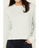 Image #3 - Carhartt Women's Loose Fit Midweight Henley Sweatshirt , Seafoam, hi-res