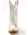 Image #4 - Ariat Women's Arrosa Overlay Metallic Short Western Boots - Round Toe, Ivory, hi-res
