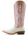 Image #2 - Ariat Women's Futurity Blanche Tall Western Boots - Square Toe, Ivory, hi-res