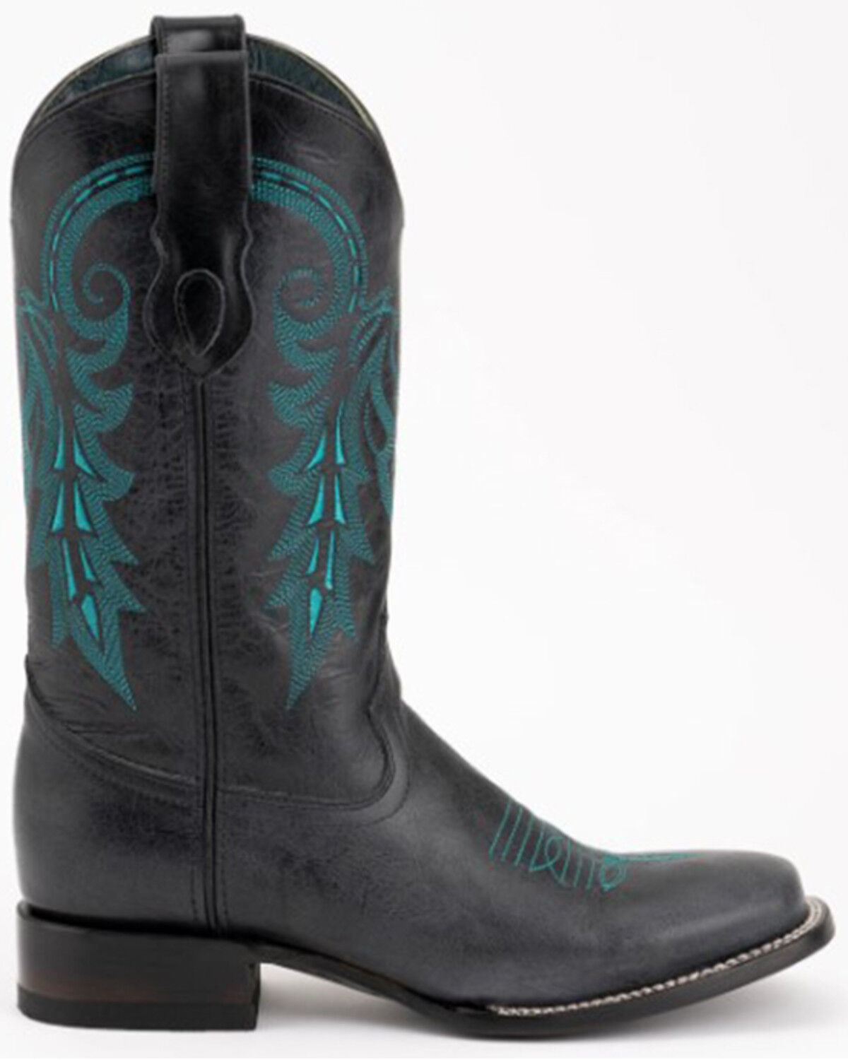 Image #2 - Ferrini Men's Blaze Western Boots - Square Toe, Black, hi-res