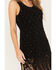 Image #4 - Wonderwest Women's Fringe Hem Mini Dress, Black, hi-res