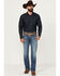 Image #1 - Ariat Men's M7 Peconic Remming Medium Wash Slim Straight Stretch Jeans, Medium Wash, hi-res
