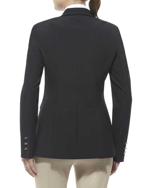 Image #2 - Ariat Women's Platinum Softshell Show Coat, Black, hi-res