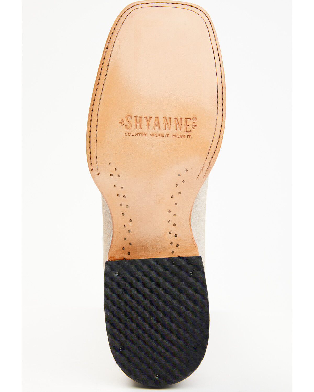 Image #7 - Shyanne Women's Lasy Western Boots - Broad Square Toe, White, hi-res