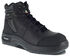 Image #1 - Reebok Men's Trainex 6" Lace-Up Waterproof Work Boots - Composite Toe, Black, hi-res