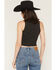Image #4 - Originality Women's Cowgirl Graphic Tank, Black, hi-res