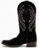 Image #3 - Shyanne Women's Raylene Suede Western Boots - Square Toe, Black, hi-res