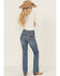 Image #1 - Wrangler Retro Women's Bailey Medium Wash High Rise Bootcut Stretch Denim Jeans, Medium Wash, hi-res