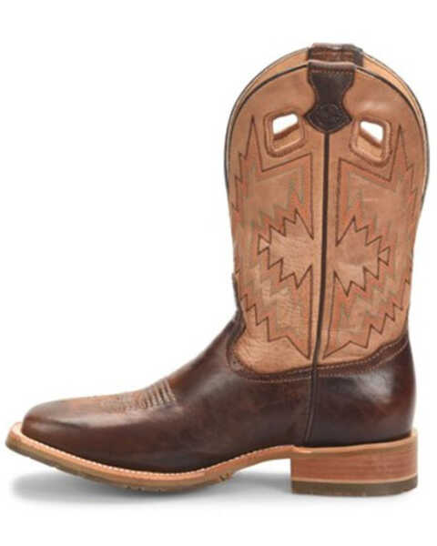 Image #2 - Double H Men's Winston Western Boots - Broad Square Toe, Brown, hi-res
