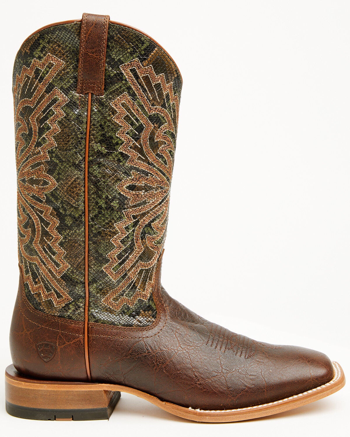 Image #2 - Ariat Men's Sting Western Boots - Broad Square Toe, Cognac, hi-res