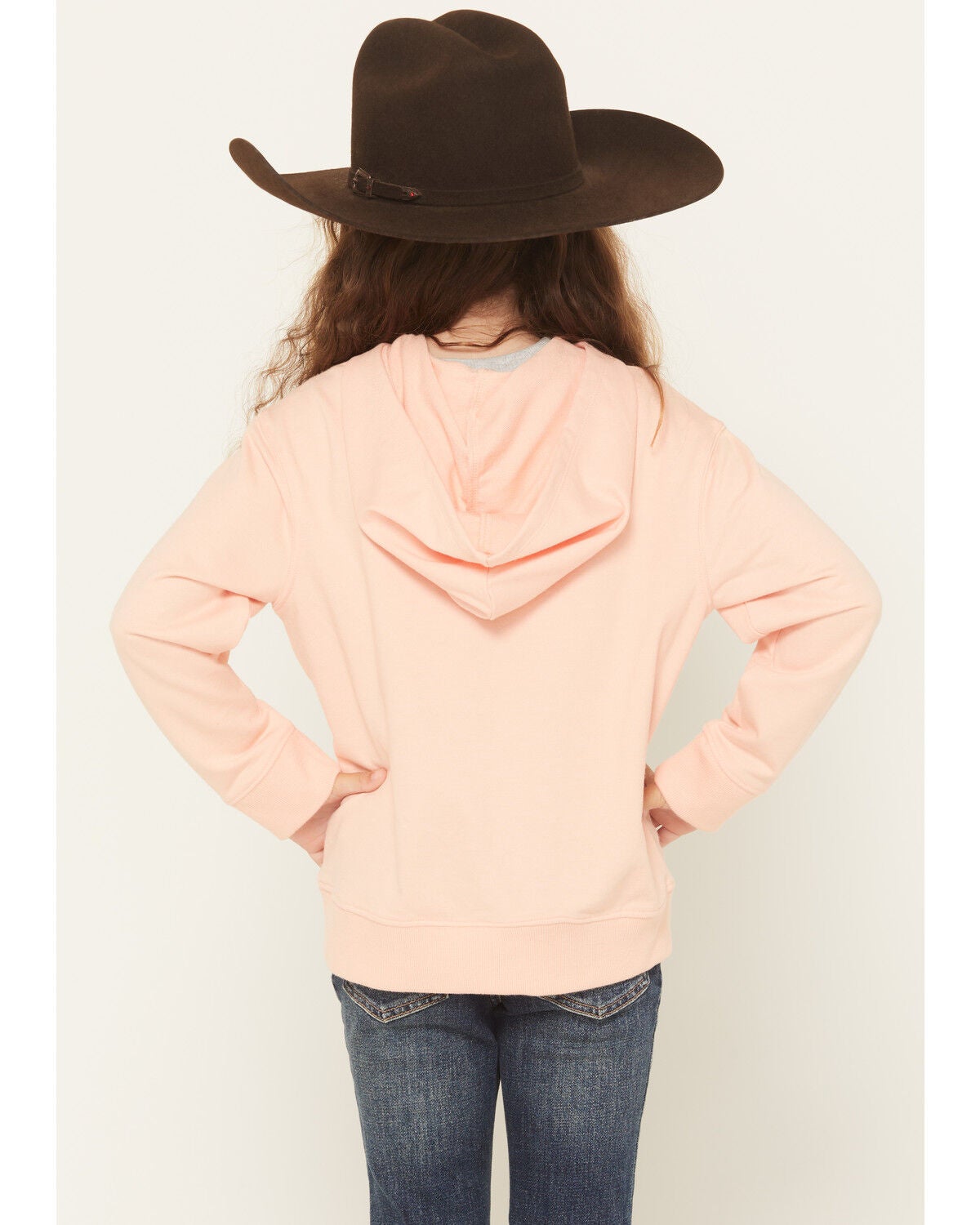 Image #4 - Wrangler Girls' Classic Logo Hoodie, , hi-res