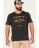Image #1 - Flag & Anthem Men's Charcoal Burnout Pete' BBQ Graphic Short Sleeve T-Shirt, Charcoal, hi-res