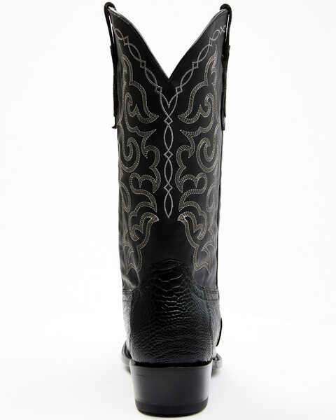 Image #4 - Cody James Men's Exotic Ostrich Leg Western Boots - Medium Toe, Black, hi-res