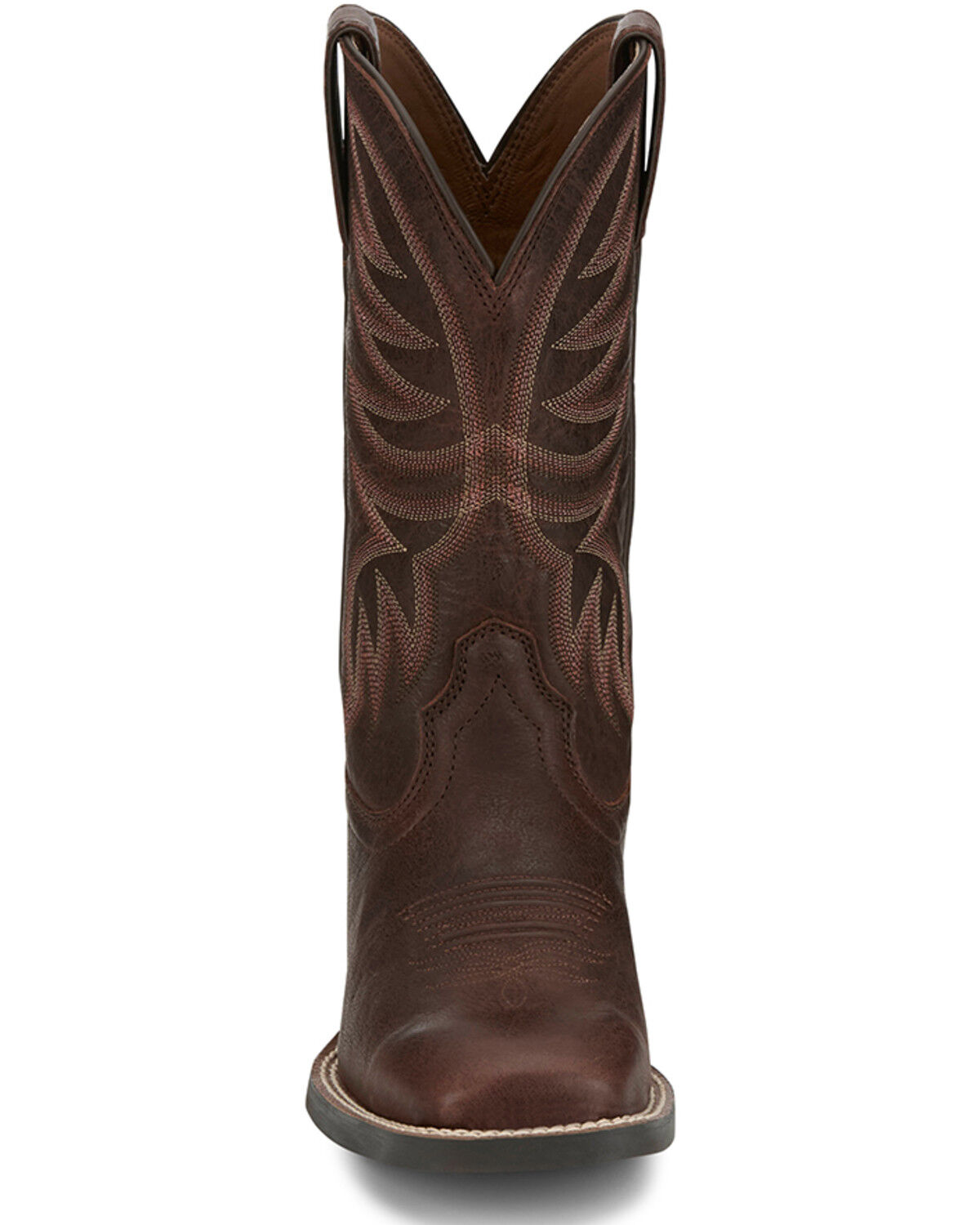 Image #4 - Justin Women's Demeter Western Boots - Broad Square Toe, Brown, hi-res