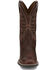 Image #4 - Justin Women's Demeter Western Boots - Broad Square Toe, Brown, hi-res