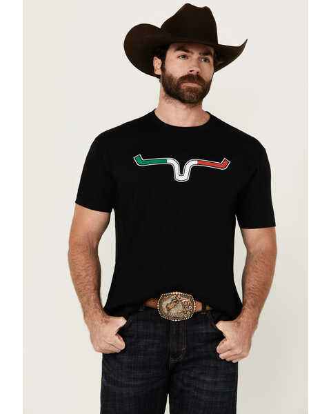 Kimes Ranch Men's Semana Mexico Logo Short Sleeve Graphic T-Shirt , Black, hi-res