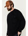 Image #2 - Hawx Men's FR Long Sleeve Pocket T-Shirt - Big, Navy, hi-res
