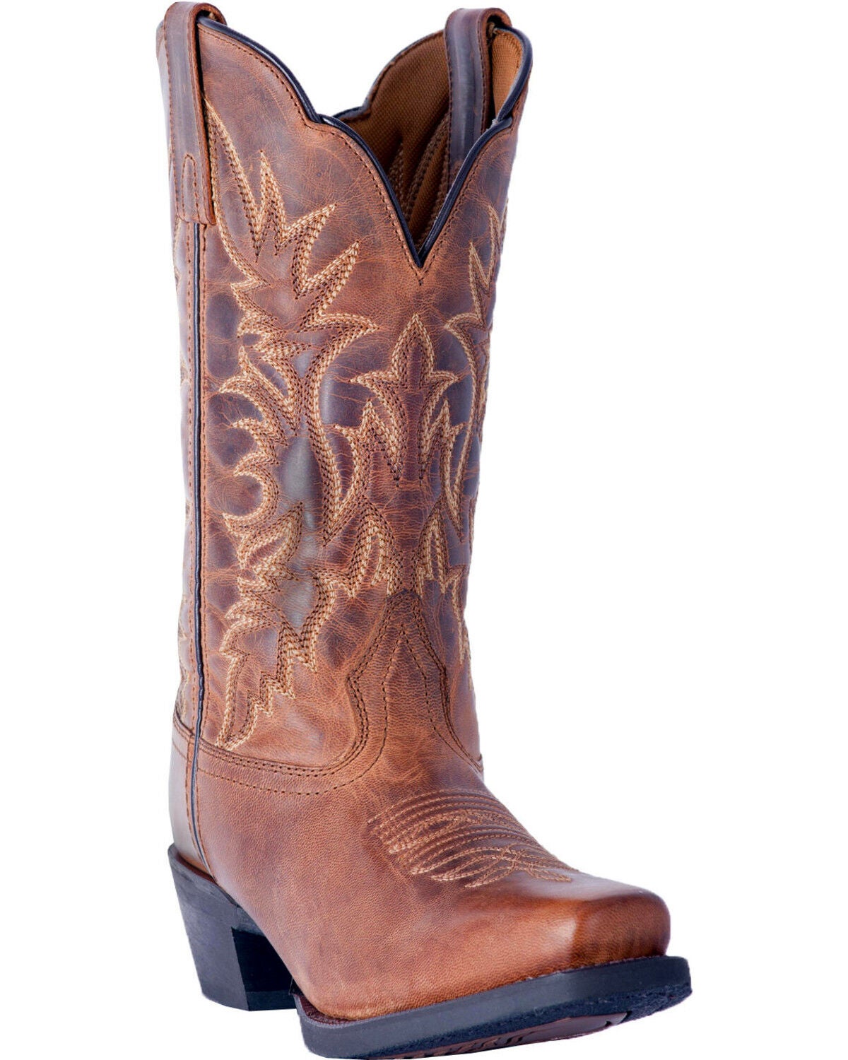 Laredo Women's Tan Malinda Performance Western Boots - Square Toe, Tan, hi-res