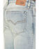 Image #4 - Moonshine Spirit Men's Gotham Light Wash Slim Straight Stretch Denim Jeans, Light Wash, hi-res
