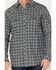 Image #3 - Cody James Men's FR Plaid Long Sleeve Snap Western Shirt, Charcoal, hi-res