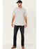 Image #2 - Moonshine Spirit Men's Haystack Solid Short Sleeve Snap Western Shirt , Grey, hi-res
