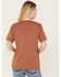 Image #4 - Idyllwind Women's Rhinestone Rolling Graphic Western Tee, Brown, hi-res