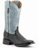 Image #1 - Ferrini Men's Smooth Quill Ostrich Exotic Boots - Broad Square Toe , Black, hi-res